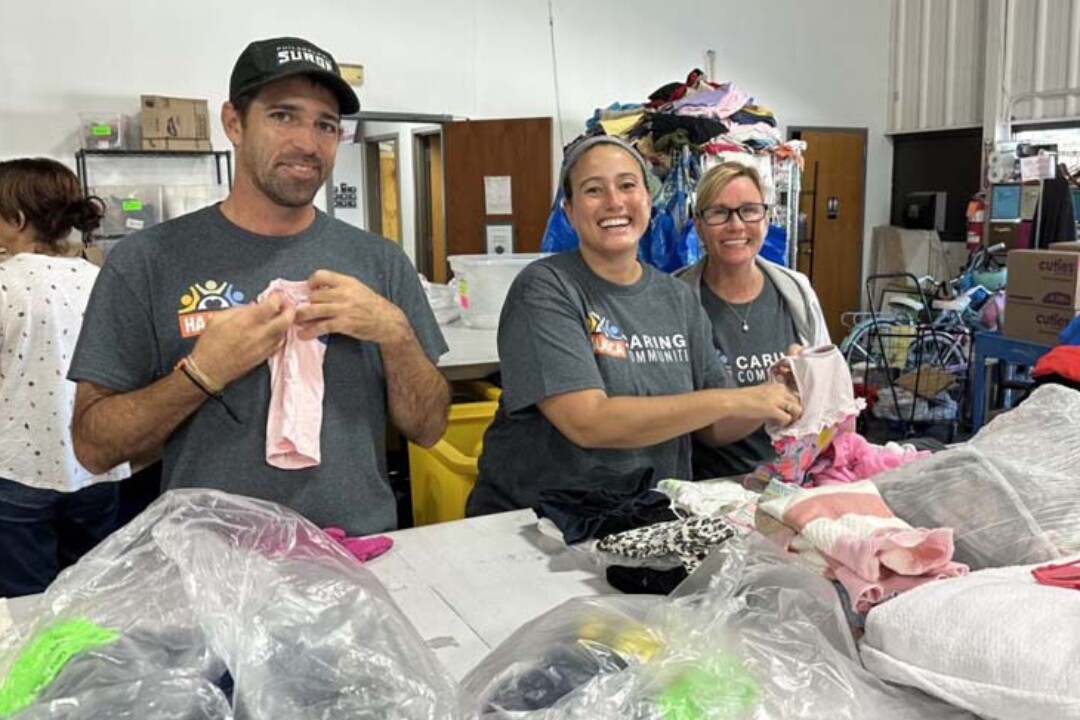 Hajoca employees participating in a Day of Service Community Service event