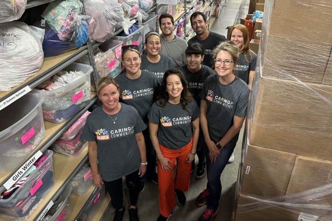 Hajoca employees participating in a Day of Service Community Service event